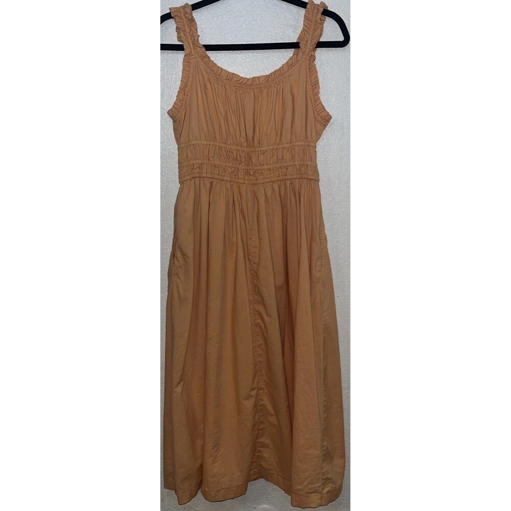 OLD NAVY  Waist-Defined Ruffled Midi Dress -Size M TALL Blossom Petal - Picture 12 of 12